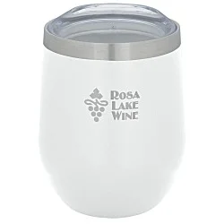 Corzo Vacuum Insulated Wine Cup - 12 oz. - Laser Engraved