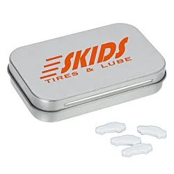 Rectangular Tin with Shaped Mints - Car