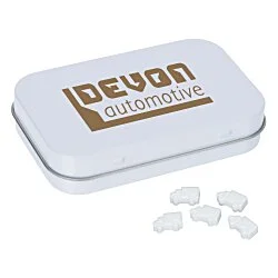 Rectangular Tin with Shaped Mints - Truck