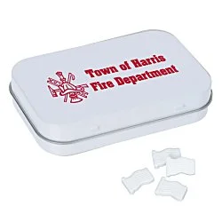 Rectangular Tin with Shaped Mints - Flag