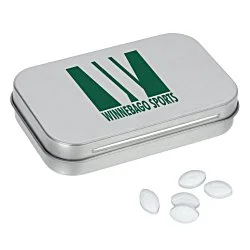 Rectangular Tin with Shaped Mints - Football