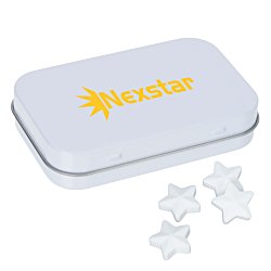 Rectangular Tin with Shaped Mints - Star