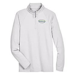 CrownLux Performance Micro Stripe 1/4-Zip Pullover - Men's