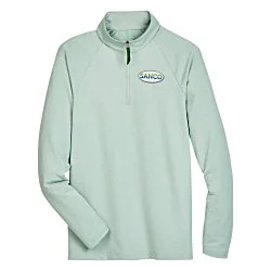 CrownLux Performance Micro Stripe 1/4-Zip Pullover - Men's