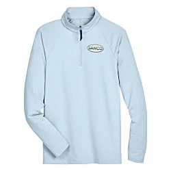 CrownLux Performance Micro Stripe 1/4-Zip Pullover - Men's