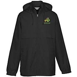 Zone Lightweight Hooded Jacket - Embroidered