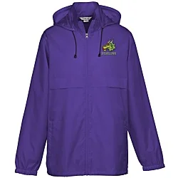 Zone Lightweight Hooded Jacket - Embroidered
