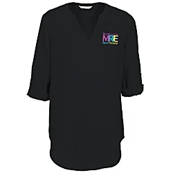 Poly Crepe 3/4 Sleeve Tunic - Ladies'