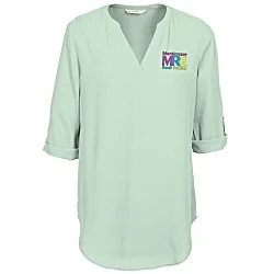 Poly Crepe 3/4 Sleeve Tunic - Ladies'