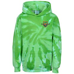 Tie-Dye Swirl Hoodie - Youth - Embroidered