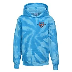 Tie-Dye Swirl Hoodie - Youth - Embroidered