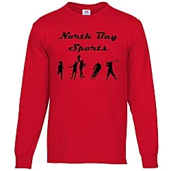 Bayside 5.4 oz. Cotton Long Sleeve T-Shirt