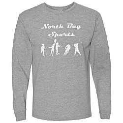 Bayside 5.4 oz. Cotton Long Sleeve T-Shirt