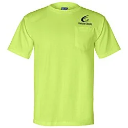 Bayside 5.4 oz. Cotton Pocket T-Shirt