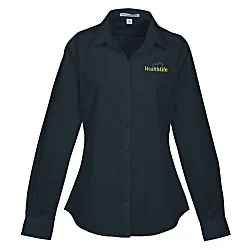 Carefree Poplin Shirt - Ladies' - 24 hr