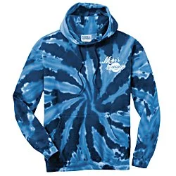 Tie-Dye Swirl Hoodie - Screen