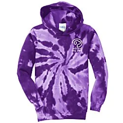 Tie-Dye Swirl Hoodie - Youth - Screen