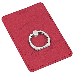 Leeman RFID Smartphone Wallet with Ring Phone Stand