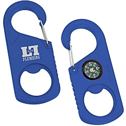 Koozie® 2-in-1 Carabiner Bottle Opener