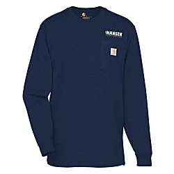 Carhartt Workwear Long Sleeve Pocket T-Shirt - Embroidered