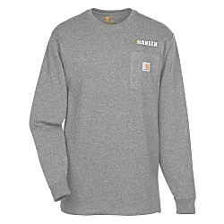 Carhartt Workwear Long Sleeve Pocket T-Shirt - Embroidered