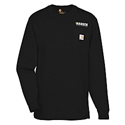 Carhartt Workwear Long Sleeve Pocket T-Shirt - Embroidered