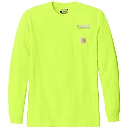 Carhartt Workwear Long Sleeve Pocket T-Shirt - Embroidered