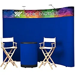 Standard Curved Floor Display - 10' Kit - Header