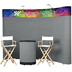 Standard Curved Floor Display - 10' Kit - Header
