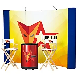 Standard Curved Floor Display - 10' Kit - Mural Center
