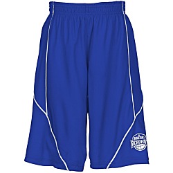 Smooth Mesh Reversible Spliced Shorts - Youth