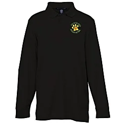 CrownLux Performance Plaited LS Polo - Men's