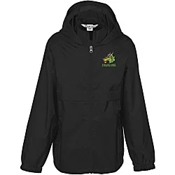 Zone Lightweight Hooded Jacket - Youth - Emb