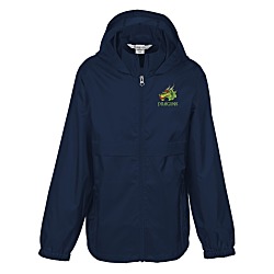 Zone Lightweight Hooded Jacket - Youth - Emb