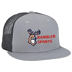 New Era Flat Bill Snapback Trucker Cap - 24 hr