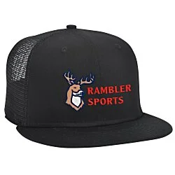 New Era Flat Bill Snapback Trucker Cap - 24 hr