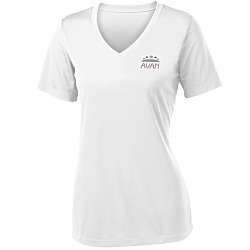 Contender Athletic V-Neck T-Shirt - Ladies' - Embroidered - 24 hr