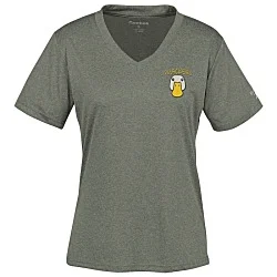 Reebok Performance Tee - Ladies' - Heathers - Embroidered
