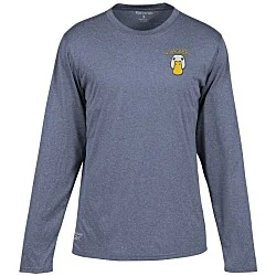 Reebok Performance LS Tee - Men's - Heathers - Embroidered