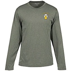 Reebok Performance LS Tee - Men's - Heathers - Embroidered