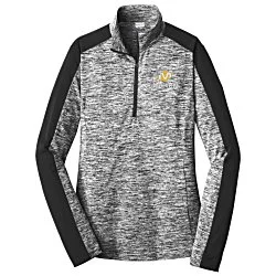 Voltage Colorblock 1/4-Zip Pullover - Ladies' - Embroidered - 24 hr