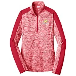 Voltage Colorblock 1/4-Zip Pullover - Ladies' - Embroidered - 24 hr