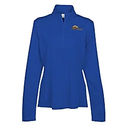 Defender Performance 1/4-Zip Pullover - Ladies' - Embroidered - 24 hr