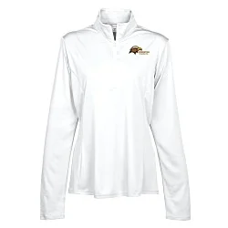 Defender Performance 1/4-Zip Pullover - Ladies' - Embroidered - 24 hr