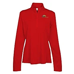 Defender Performance 1/4-Zip Pullover - Ladies' - Embroidered - 24 hr