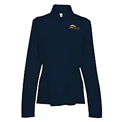 Defender Performance 1/4-Zip Pullover - Ladies' - Embroidered - 24 hr