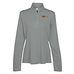 Defender Performance 1/4-Zip Pullover - Ladies' - Embroidered - 24 hr