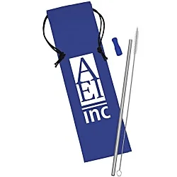 Stainless Steel Straw Set - 24 hr