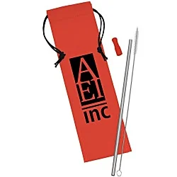 Stainless Steel Straw Set - 24 hr