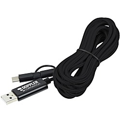 Braided 10' Duo Charging Cable - 24 hr